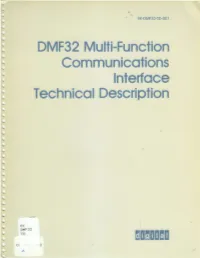 DMF32 Multi-Function Communications . Interface