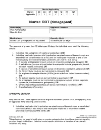 Nurtec ODT (Rimegepant)