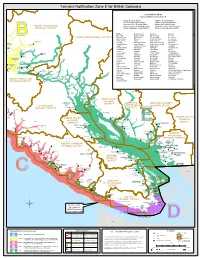 Tsunami Notification Zone E for British Columbia