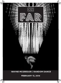 Wayne Mcgregor | Random Dance