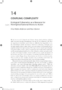 COUPLING COMPLEXITY Ecological Cybernetics As a Resource for Auq33 Nonrepresentational Moves to Action