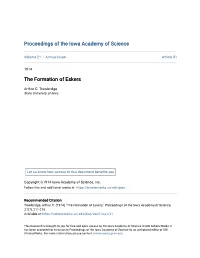 The Formation of Eskers