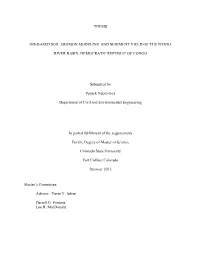 Thesis Gis-Based Soil Erosion Modeling and Sediment