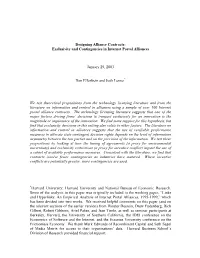 Designing Alliance Contracts: Exclusivity and Contingencies in Internet Portal Alliances