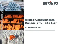 Onesteel Mining Consumables Presentation Andrew Roberts, Chief