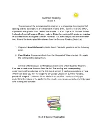 Summer Reading 2021 6