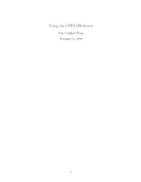 Using the COIN-OR Server