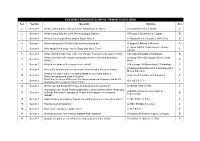 Question Paper & Memo