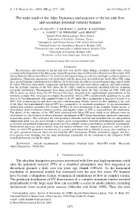 The Wake South of the Alps: Dynamics and Structure of the Lee-Side Flow