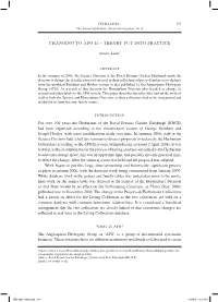 Changing to Apg Ii – THEORY PUT Into Practice for Over 100