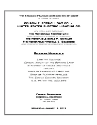 January 2012 Judges' Program