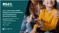 Litmus Testing 2021 – Public Attitudes Towards Discrimination And