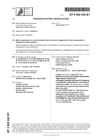 Mite Composition, the Rearing Thereof and Methods for Application of the Composition in Biological Control Systems