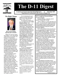 The D-11 Digest