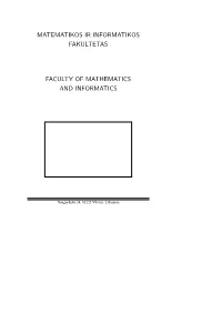 Vilnius University ﬁnance Management in a Process of Studies, LMJ, 2006, 46(Spec