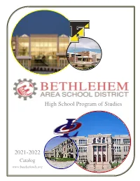 2021-2022 High School Program of Studies