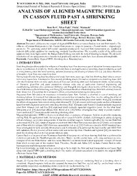 Analysis of Aligned Magnetic Field in Casson Fluid Past A
