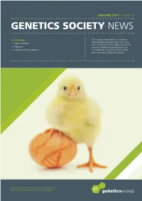Issue 76 of the Genetics Society Newsletter