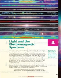 Light and the Electromagnetic Spectrum