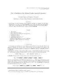 On Beta Elements in the Adams-Novikov Spectral Sequence