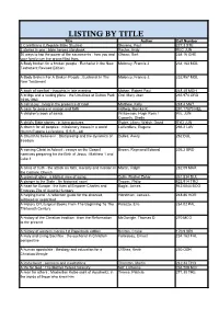 Parish Library Listing
