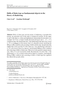 Shifts of Finite Type As Fundamental Objects in the Theory of Shadowing
