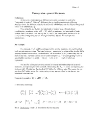Cointegration - General Discussion