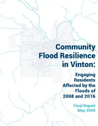 Community Flood Resilience in Vinton: Engaging Residents Affected by the Floods of 2008 and 2016