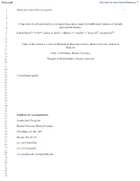 Comparison of Collisional and Electron-Based Dissociation Modes For