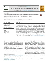 Highly Sensitive and Selective Chemiresistor Gas/Vapor Sensors Based on Polyaniline Nanocomposite: a Comprehensive Review