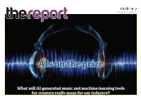 Recent Report on AI Music