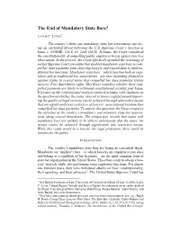 The End of Mandatory State Bars?