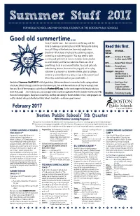 Good Old Summertime…Sure, It's Winter Now… but Summer Is on the Way, and the Time to Make Your Summer Plans Is NOW