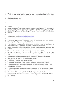 On the Sharing and Reuse of Animal Telemetry Data in Australasia