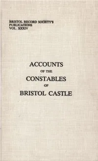 Accounts of the Constables of Bristol Castle