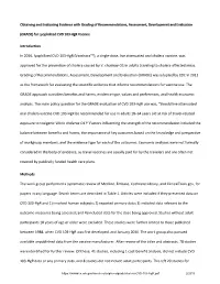 GRADE) for Lyophilized CVD 103-Hgr Vaccine