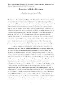 Perceptions of Medieval Settlement, 'Handbook of Later Medieval Archaeology', Oxford University Press (In Press)