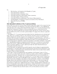 The Intended Solution of the Cyprus Problem