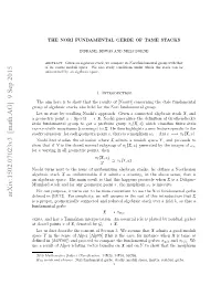 The Nori Fundamental Gerbe of Tame Stacks 3