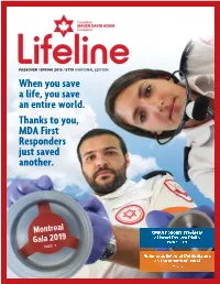 When You Save a Life, You Save an Entire World. Thanks to You, MDA First Responders Just Saved Another