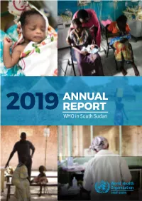 WHO South Sudan Annual Report 2019