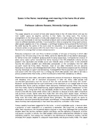 1 Space in the Home: Morphology and Meaning in the Home Life of Older