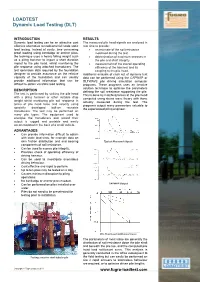 LOADTEST Dynamic Load Testing (DLT)