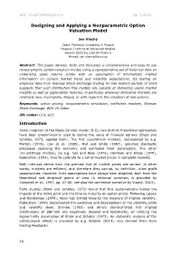 Designing and Applying a Nonparametric Option Valuation Model