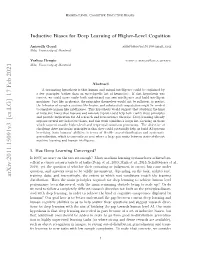 Inductive Biases for Deep Learning of Higher-Level Cognition
