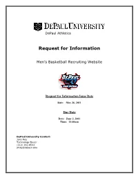 Request for Information