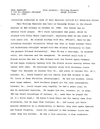 (WR Has Heard Recordings of Lprenzo, Jr., Made When He Played The