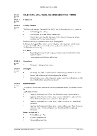 21.02 OBJECTIVES, STRATEGIES and IMPLEMENTATION THEMES 30/11/2017 C75 21.02-1 Settlement 30/11/2017 C75 21.02-2 Activity Centres