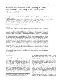 A Case Study of the Cuban Iguana (Cyclura Nubila)