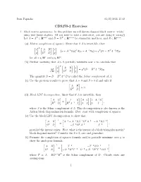 CDS270-2 Exercises 1